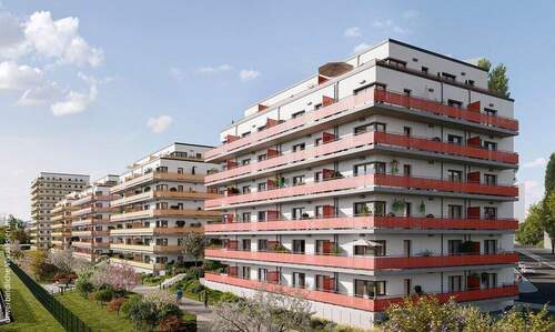 Außenvisualisierung Haus 1 - Etagenwohnung mit 39,00 m² in Leipzig zum Kaufen