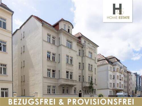 Hausansicht - 3 Zimmer Etagenwohnung zum Kaufen in Leipzig