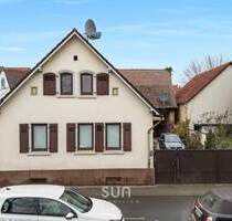 SELTEN: Wohnhaus im Zentrum mit Scheune, Anbau & Garage - Mörfelden-Walldorf