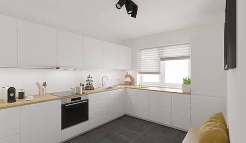 Visualisierung der Küche im Einfamilienhaus - Einfamilienhaus mit 114,90 m² in Biesenthal zum Kaufen