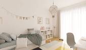 Visualisierung des Kinderzimmers im Einfamilienhau - 