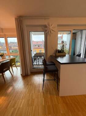 offene Küche 1 - 3 Zimmer Terrassenwohnung in Bremen