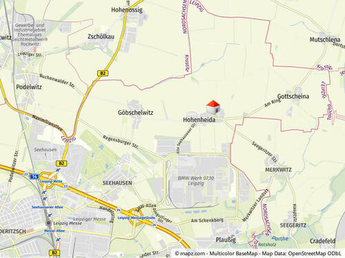 Geolyzer Kartenausschnitt - 