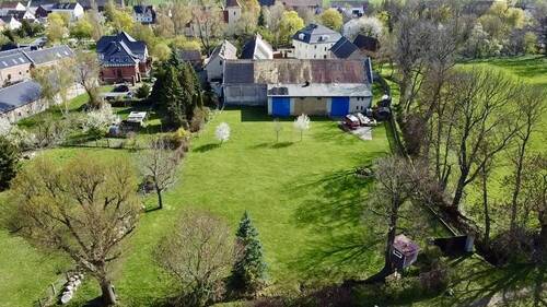 Luftbild_Garten - 1 Zimmer Mehrfamilienhaus, Wohnhaus in Leipzig