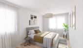 Helles und komfortables Schlafzimmer - 