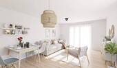 Lichtdurchfluteter Wohnbereich dank bodentiefer Fe - 