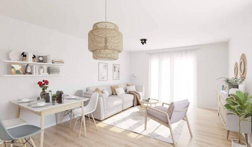 Lichtdurchfluteter Wohnbereich dank bodentiefer Fe - 