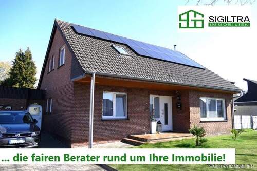 Ansicht - Kopie - Kaminfeuer & Sonnenkraft - Zeitgemäßes Wohnen in Dörpen - Provisionsfrei!