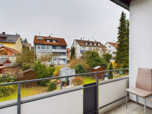 Aussicht Balkon Rückseite - 