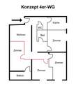 Grundriss WG Konzept - 