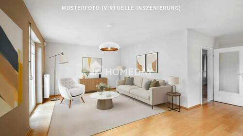 EG Wohnzimmer 1-Musterfoto (virtuelle Inszenierung)1 - Einfamilienhaus mit 145,70 m&sup2; in Bargteheide zum Kaufen