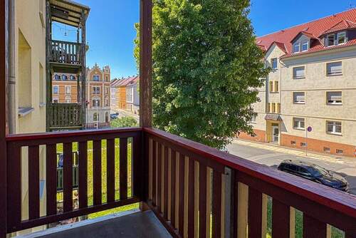 Balkon - Etagenwohnung mit 71,30 m&sup2; in Glauchau zur Miete