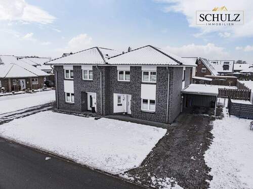 Ansicht - 4 Zimmer Doppelhaushälfte in Friesoythe