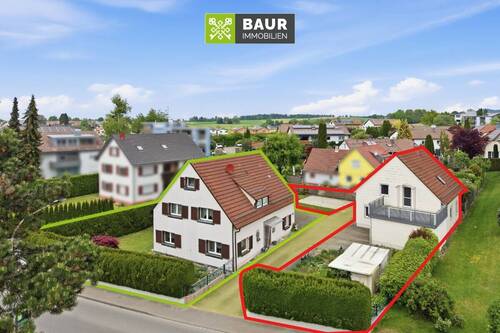 Luftaufnahme - Einfamilienhaus mit 160,00 m&sup2; in Bergatreute zum Kaufen
