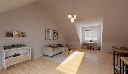 Ausgebautes Dachstudio - 