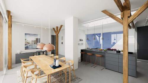 Esszimmer - Etagenwohnung mit 200,00 m&sup2; in Berlin zum Kaufen