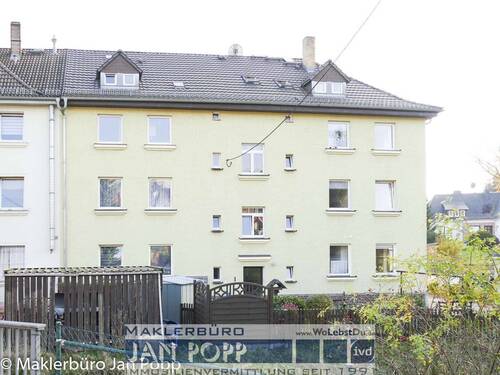 Rückansicht - 1 Zimmer Mehrfamilienhaus, Wohnhaus zum Kaufen in Werdau
