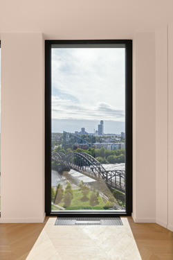 Aussicht vom Master Schlafzimmer - 3 Zimmer Etagenwohnung zur Miete in Frankfurt am Main