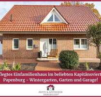 Gepflegtes Einfamilienhaus im beliebten Kapitänsviertel in Papenburg- Wintergarten, Garten & Garage!