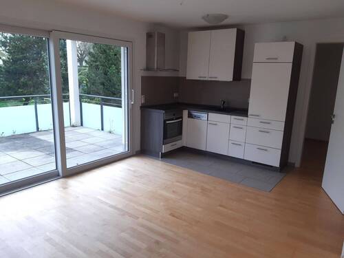 Wohnen mit Küche.jpg - 2 Zimmer Etagenwohnung in Immenstaad am Bodensee