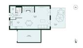 Grundriss des Erdgeschosses - 