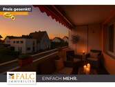 Abendstimmung Balkon - Sofort bezugsfrei - 3 Zimmer mit Balkon in Ruhelage