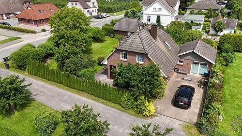 Luftansicht - 4 Zimmer Einfamilienhaus in Jork