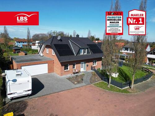 Straßenansicht - Traumhaftes Eigenheim in ruhiger Sackgassenlage - modern, familienfreundlich & hochwertig...