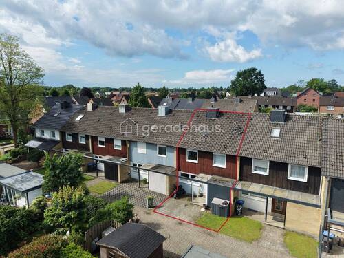 Vorderseite - 4 Zimmer Reihenmittelhaus zum Kaufen in Nordhorn