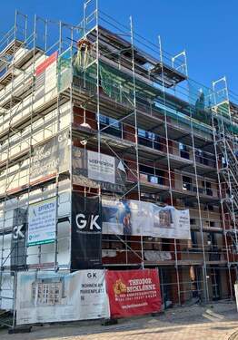 Vorderansicht (Baufortschritt Januar 2026) - 3 Zimmer Terrassenwohnung zur Miete in Ahlen