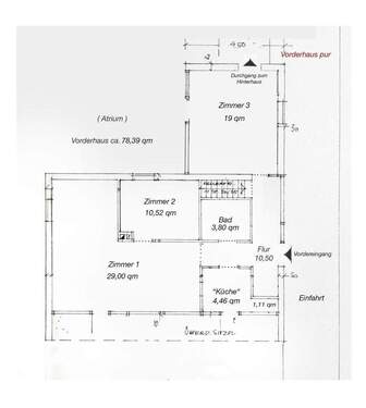 Vorderhaus Qm - 