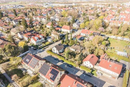 Blick auf das Eckgrundstück - Grundstück in Feldkirchen
