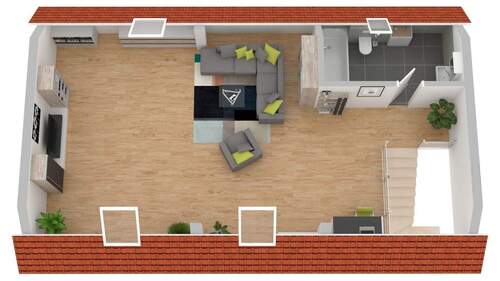 Maisonette links DG - 