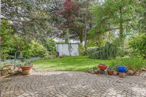 Blick von der Terrasse - 4 Zimmer Doppelhaushälfte zum Kaufen in Debstedt