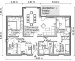 Grundriss_SH113B_Var.A - 3 Zimmer Bungalow in Wiedemar