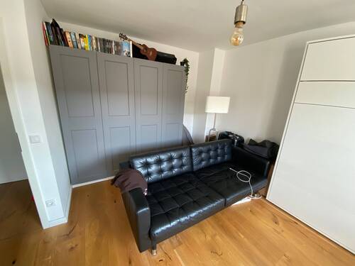Wohnzimmer - Citylage: Top möbliertes 1-Zi.-Appartement - provisionsfrei