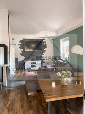 Wohnzimmer - Bungalow mit 137,00 m&sup2; in Bassum zum Kaufen