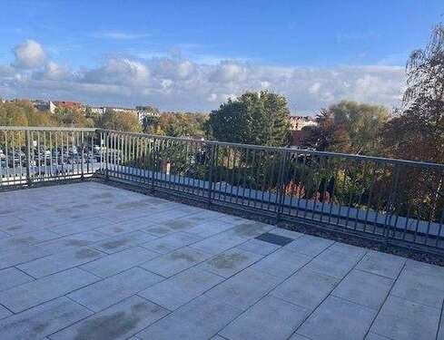 Ausblick von der Terrasse - 4-Raum-Wg. mit großer Dachterrasse, Erstbezug, Keller, Fahrstuhl, mit TG - Stellplatz, Wallbox, provisionsfrei
