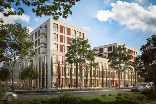 Hausansicht - 2 Zimmer Etagenwohnung in Germering