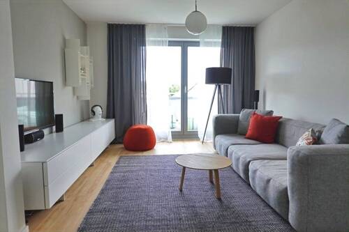 Wohnzimmer - 3 Zimmer Etagenwohnung zur Miete in Küssaberg