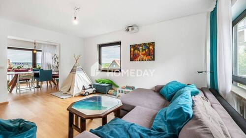 Wohnzimmer 2 - Etagenwohnung mit 99,70 m&sup2; in Stuttgart zum Kaufen