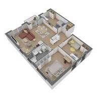 Attraktive 4,5 Zimmer-Wohnung im 1.OG mit Balkon und Aufzug - Offenbach am Main Bürgel