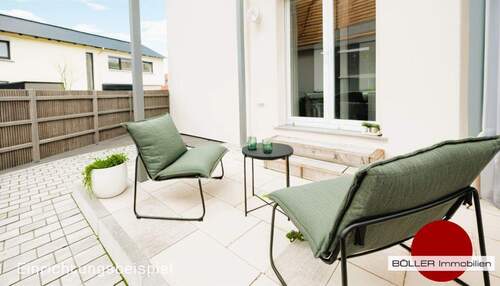 Terrasse - 1 Zimmer Etagenwohnung zur Miete in Nürnberg