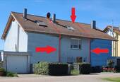 Außenansicht Straße - 5 Zimmer Reihenmittelhaus zum Kaufen in Pforzheim