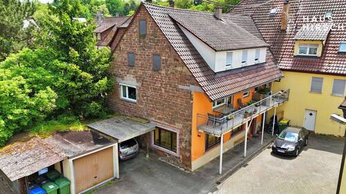 Außenansicht Drohne - 1 Zimmer Mehrfamilienhaus, Wohnhaus zum Kaufen in Maulbronn