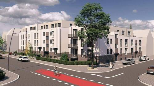 Visualisierung Nordost.jpg - Attraktive 2 Zimmer-Wohnung im EG mit Balkon