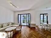 Ansicht Wohn-Essbereich Zugang Terrasse - 