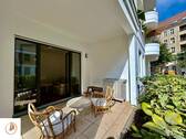 Terrasse nach Vorne mitten City im Grünen - 3 Zimmer Etagenwohnung zum Kaufen in Berlin