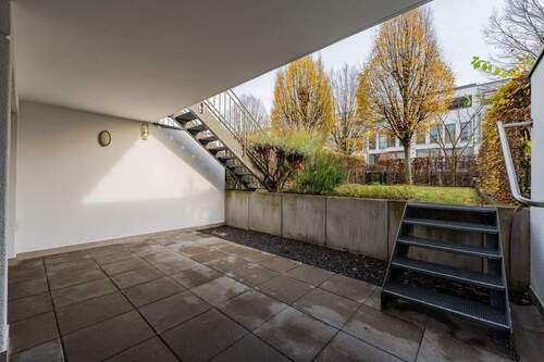 Überdachte Terrasse Gartengeschoss - 