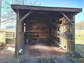 Carport mit Holzlager - 